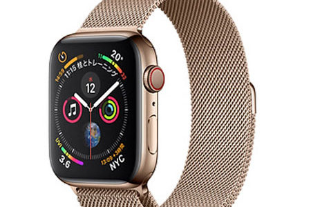 AppleWatch  シリーズ4 ステンレスケース&ミラネーゼループ 44mm GPS+セルラーモデル