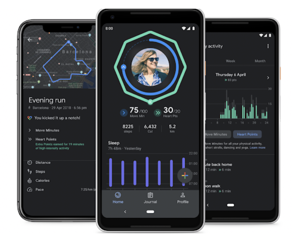 fossil hybrid google fit