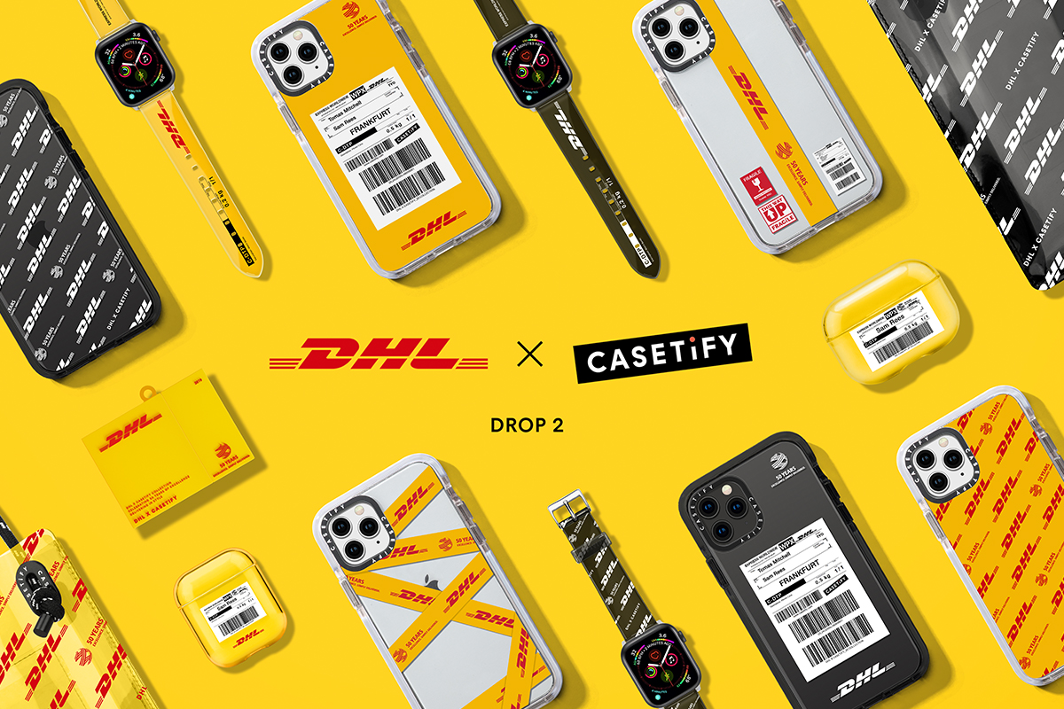 DHL x CASETiFYコラボのiPhoneケースやApple Watchバンドがカッコいい 