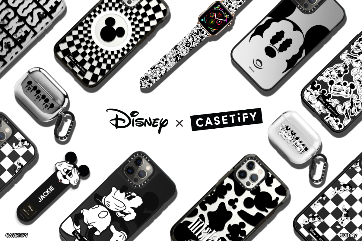 CASETiFYからモノクロのミッキーのiPhoneケース、Apple Watchバンド等 ...