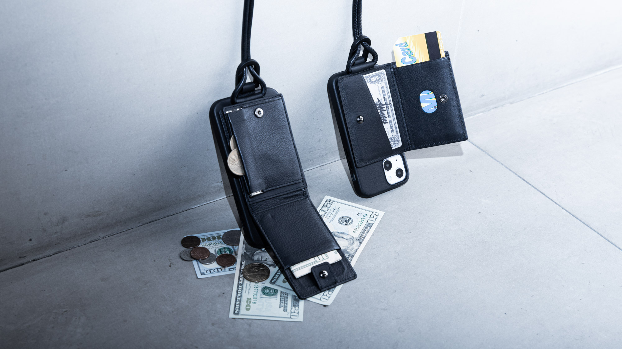 10月末に予約販売開始のiPhone 13シリーズ用「ショルダーストラップ付MagSafe対応iPhoneケース」が便利そう！カードケース