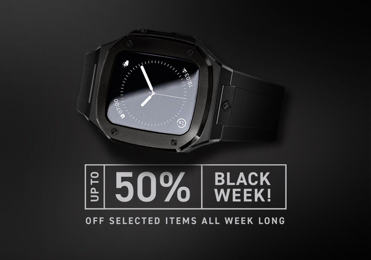 高級Apple WatchケースのGOLDEN CONCEPTが最大50％オフの「BLACK WEEK」キャンペーンをスタート - Smart