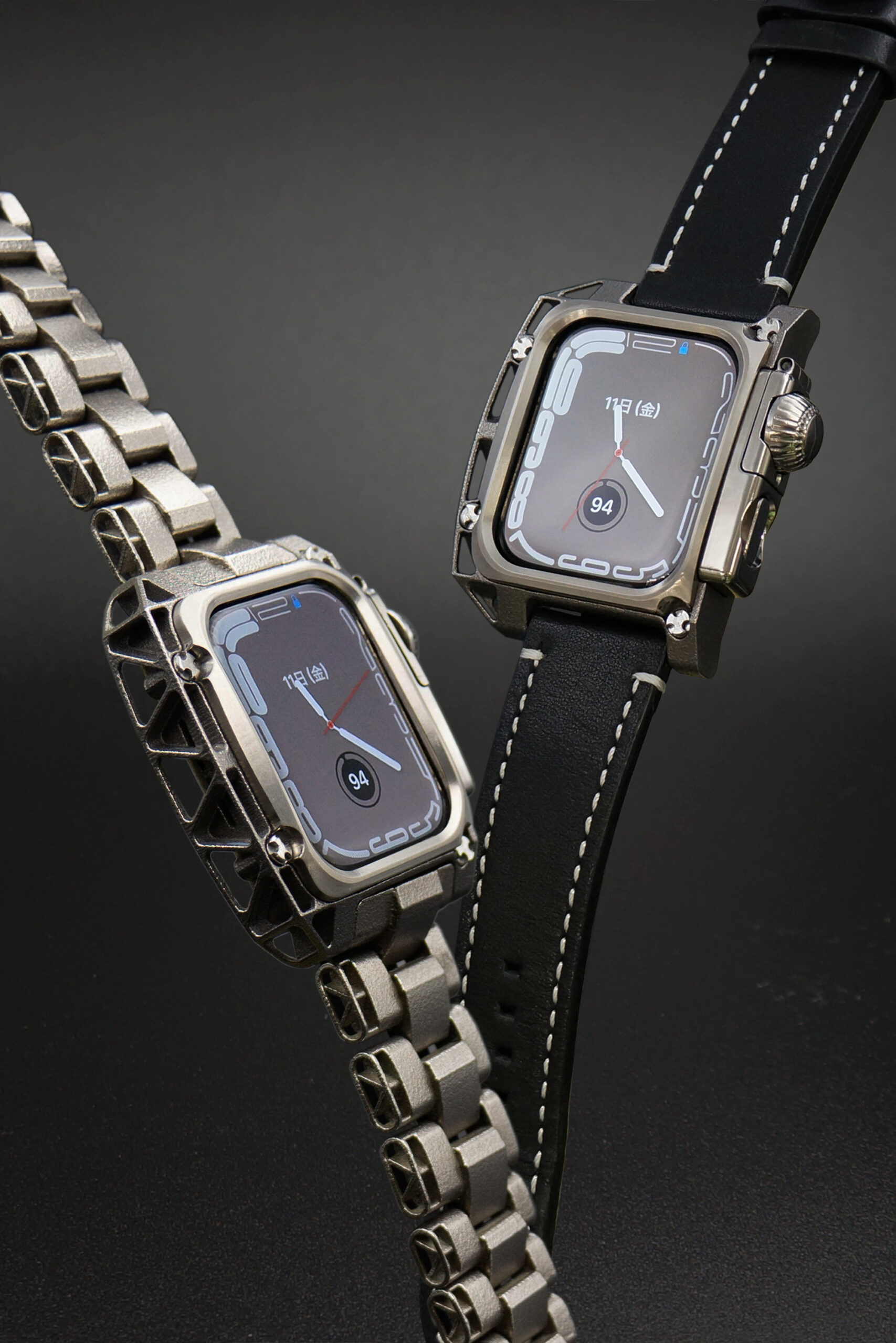 Apple Watch7対応の純チタニウムケースが新発売。オーダーメイド