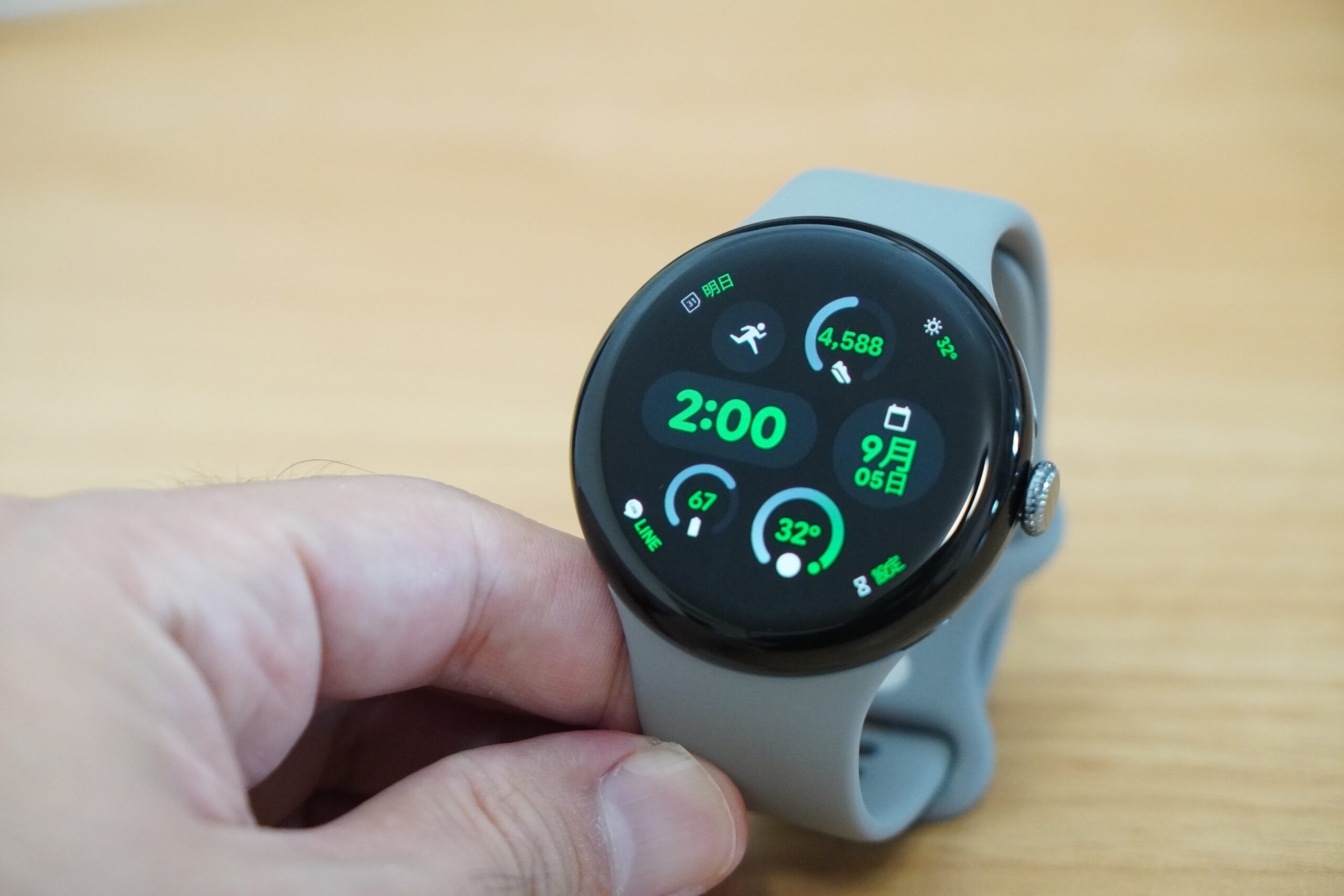 未開封】Google Pixel 焦げ臭く Watch 3 Rose Quartz