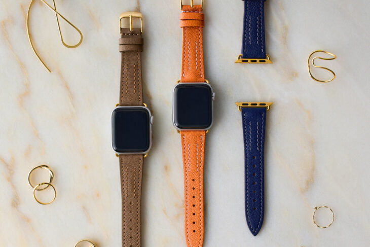 YUTORI 最高級シェーブルレザー Apple Watchバンド