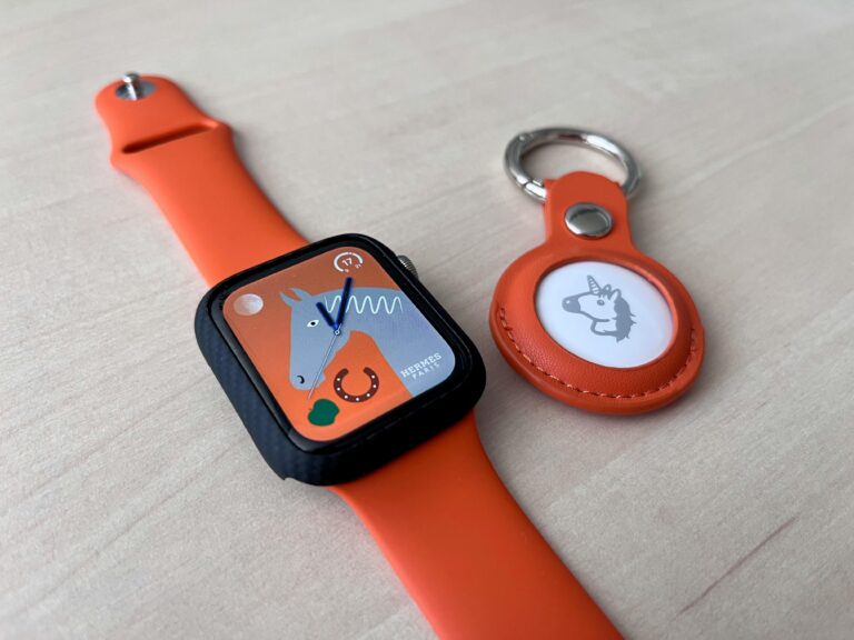 スポーツバンドを装着したApple Watch