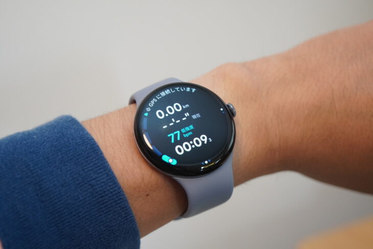 Google Pixel Watch 4 ランニング Google Pixel Watch 4 ランニング使用イメージ