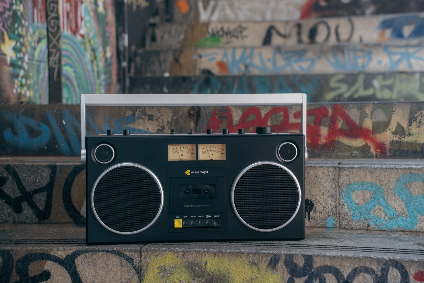 We Are Rewind GB-001 カセットプレイヤー搭載Bluetoothスピーカー 全体像