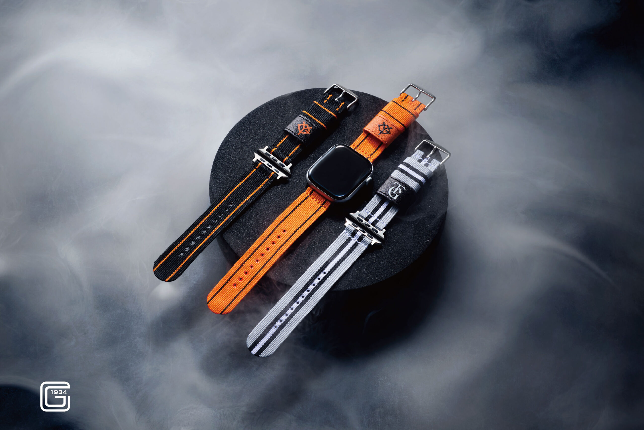 バンビ 読売ジャイアンツデザイン アップルウォッチ用バンド 着用イメージ