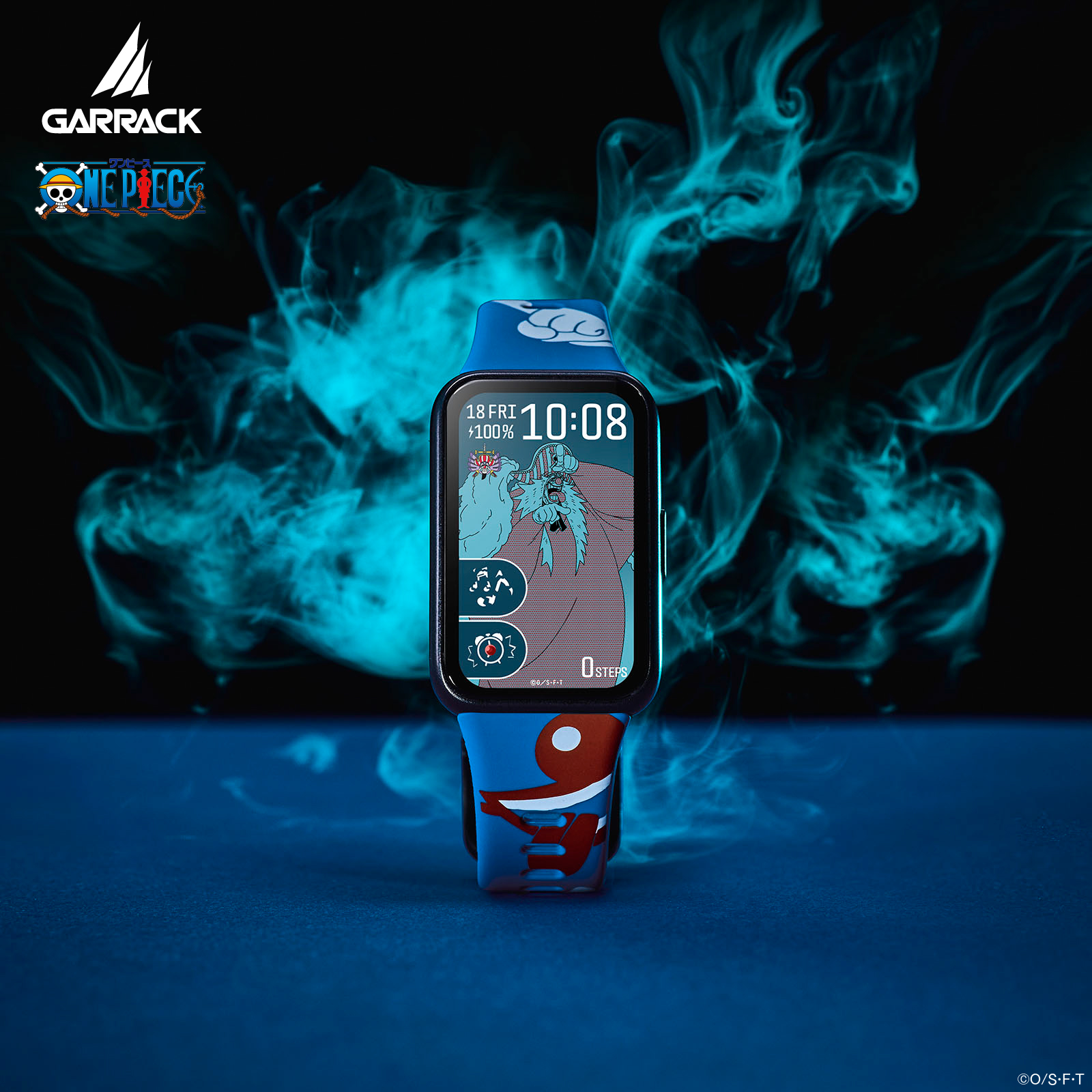 GARRACK ONE PIECE スマートウォッチ キャラクター連動文字盤ギミック