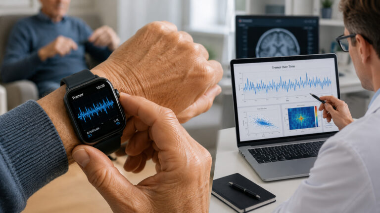 スマートウォッチでパーキンソン病進行を検知する研究