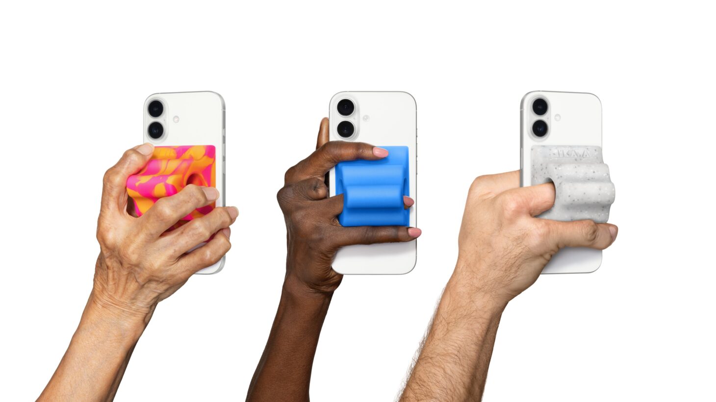 3色の新色がラインナップされたHikawa Grip & Stand for iPhone