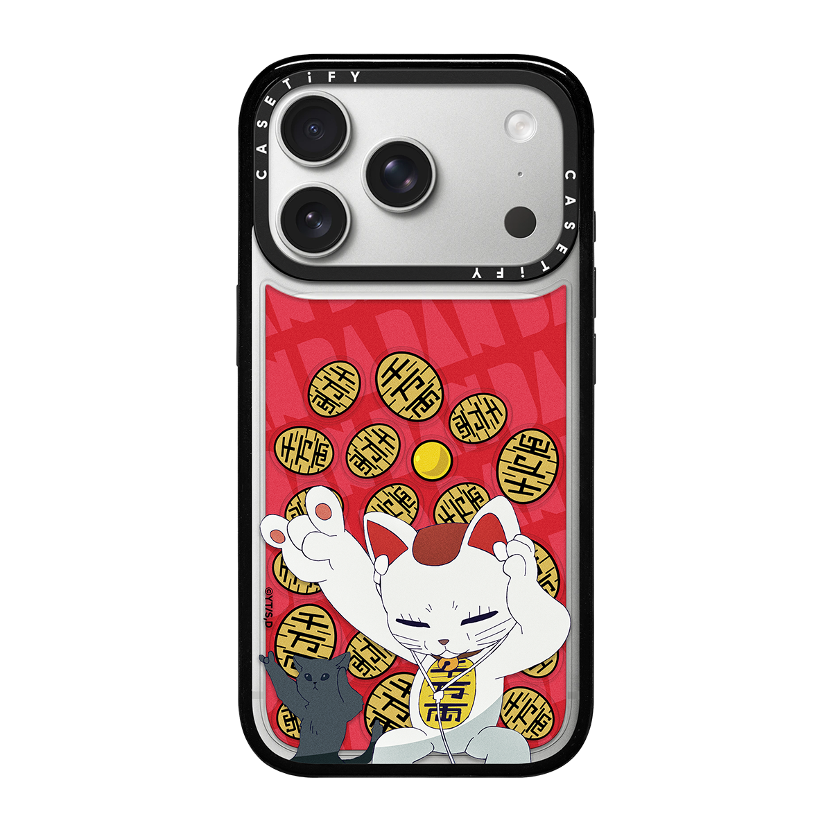 オカルンの金の玉をモチーフにしたDAN DA DAN Gold Bars Shake Shake Case(iPhone 17 Pro / Pro Max対応)