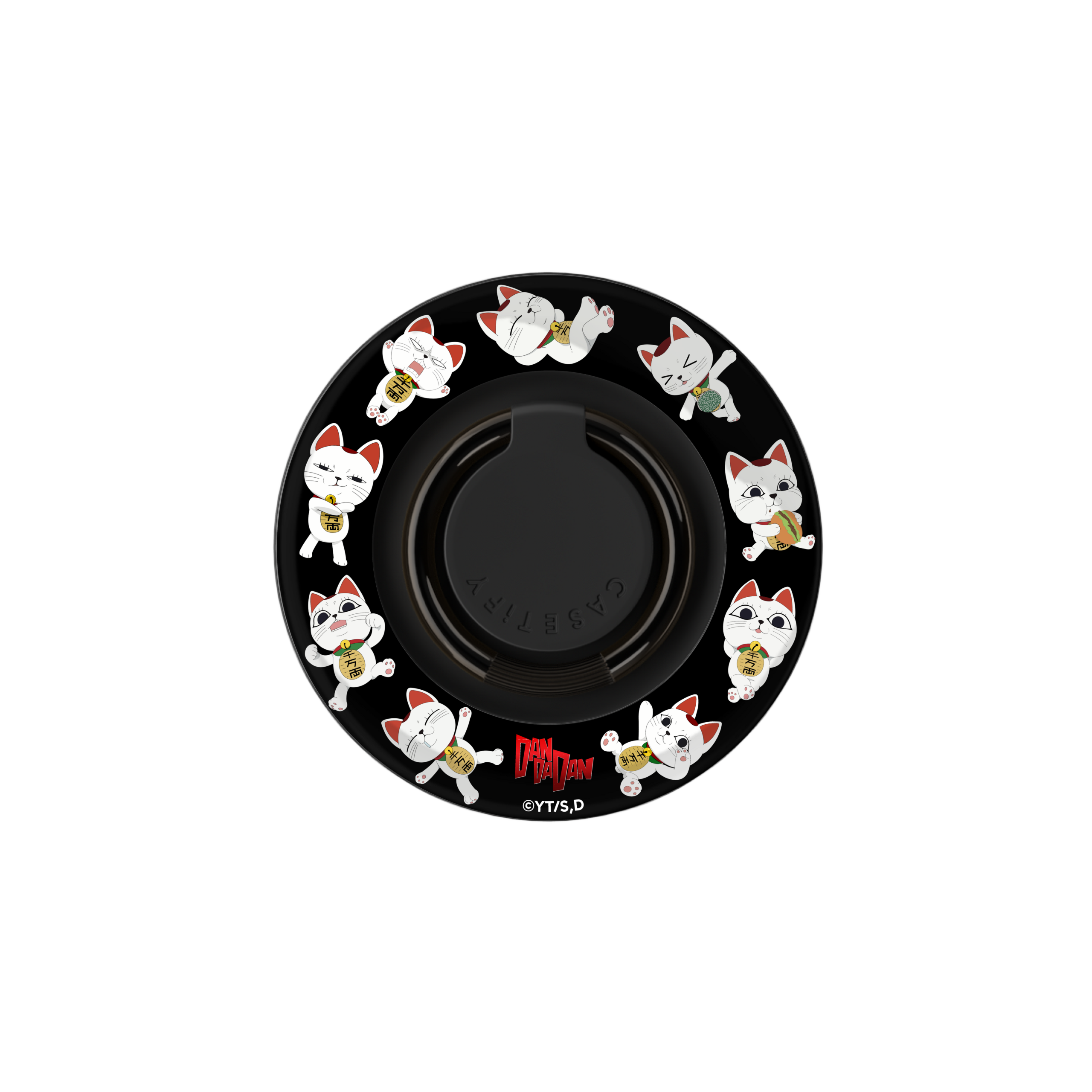 ターボババアの総柄デザインがあしらわれたMagSafe対応リングホルダー DAN DA DAN Turbo Granny Medley Pattern Ring Holder
