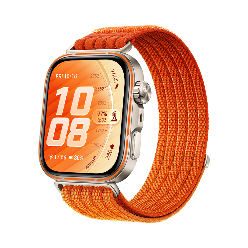 HUAWEI WATCH FIT 5 Pro フルオロエラストマーベルト・ブラックモデル
