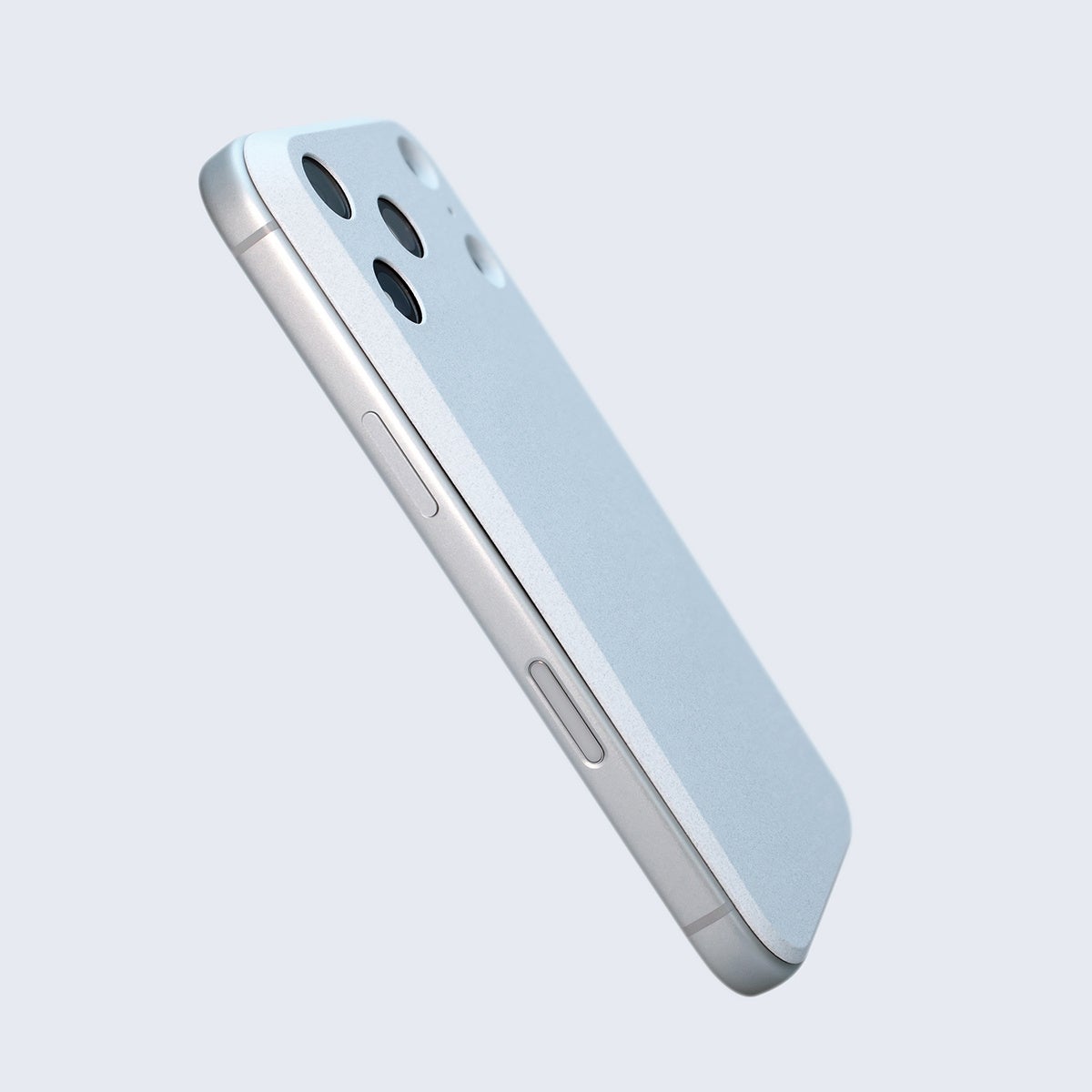 上部に厚みを持たせ下部を薄くしたウェッジシェイプデザインで握りやすいMYNUS iPhone 17 Pro BACK