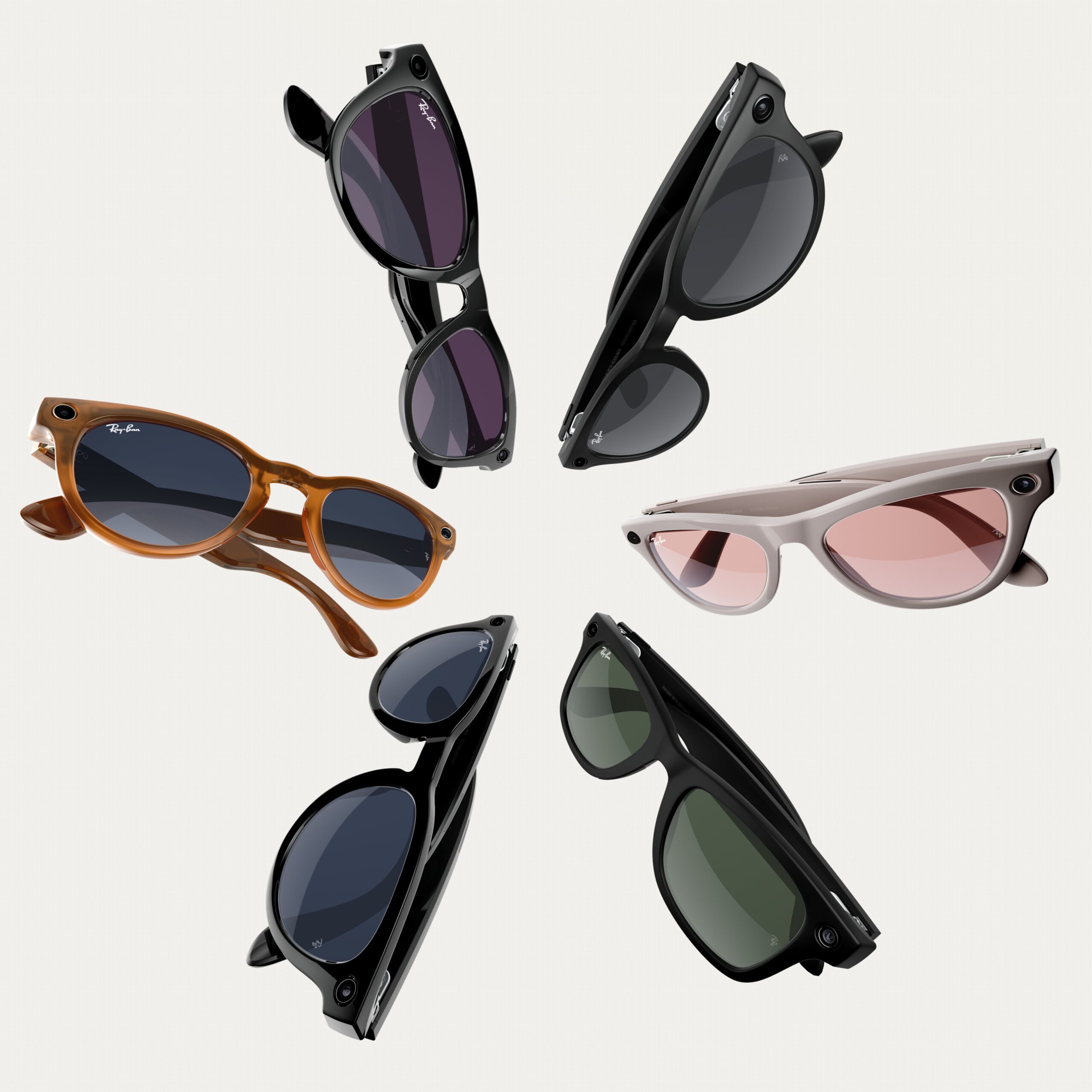 Ray-Ban Meta(Gen 2)のサングラスモデルのラインナップ