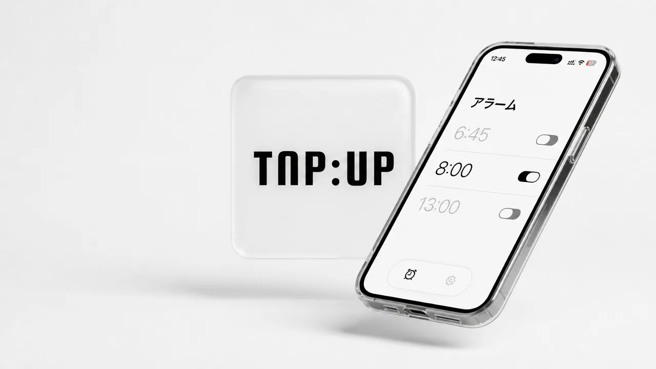 TAP:UPデバイスとアプリのイメージ