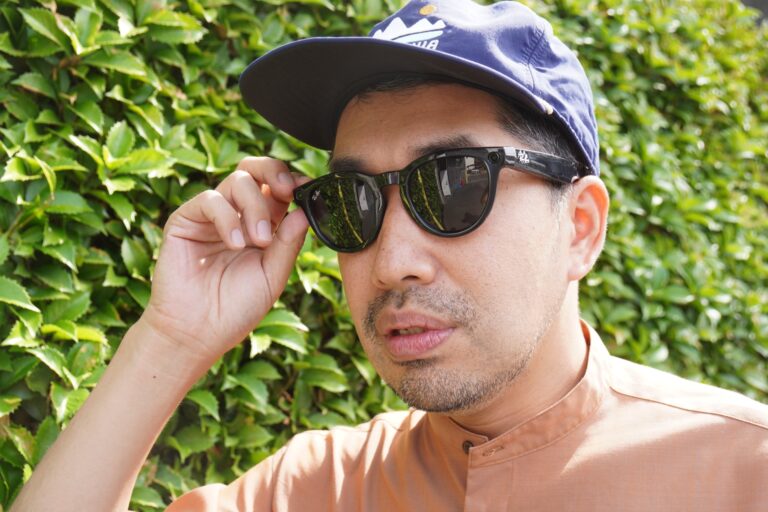 Ray-Ban Meta(第2世代)の実機。編集部が実際に使用した