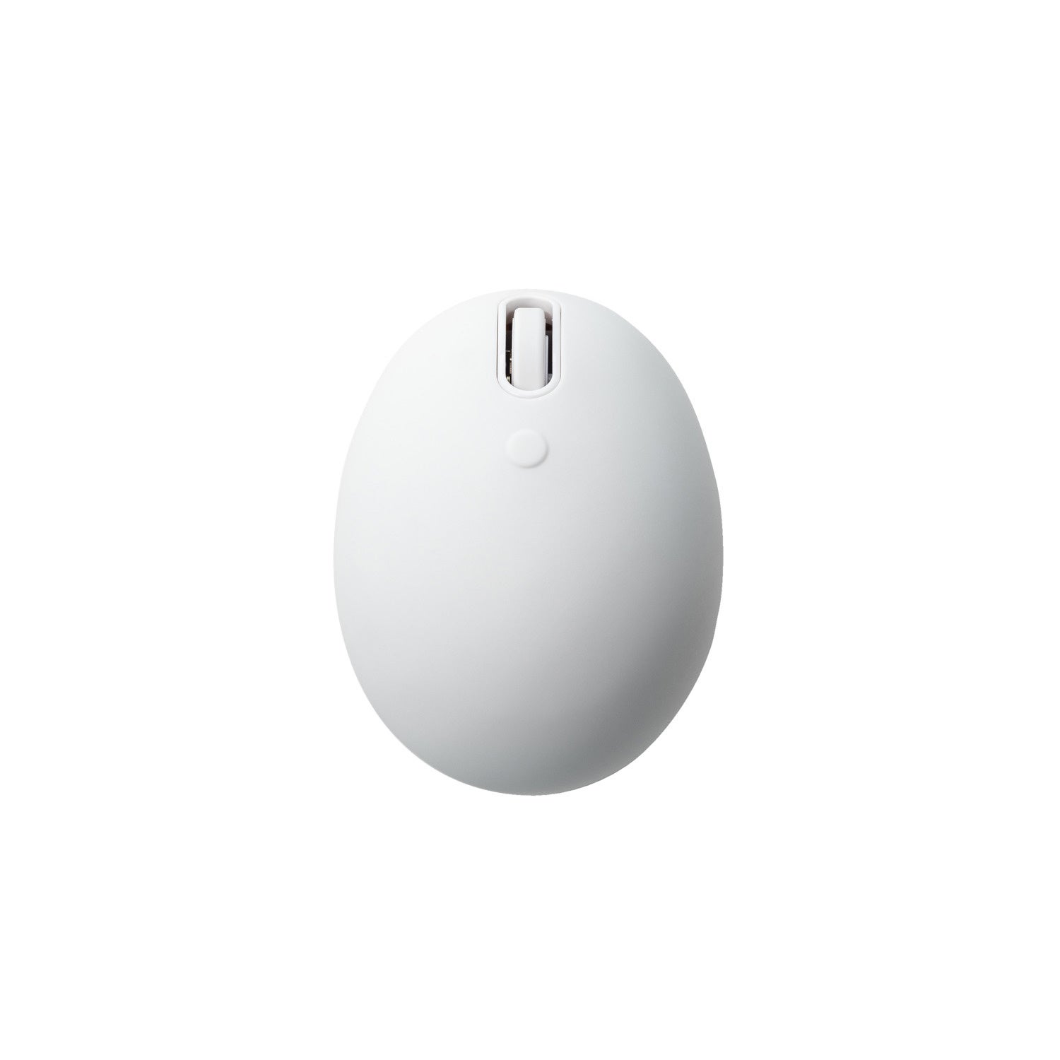 卵型マウス「EGG MOUSE」のホワイト（型番M-EGG40BBXSSWH）