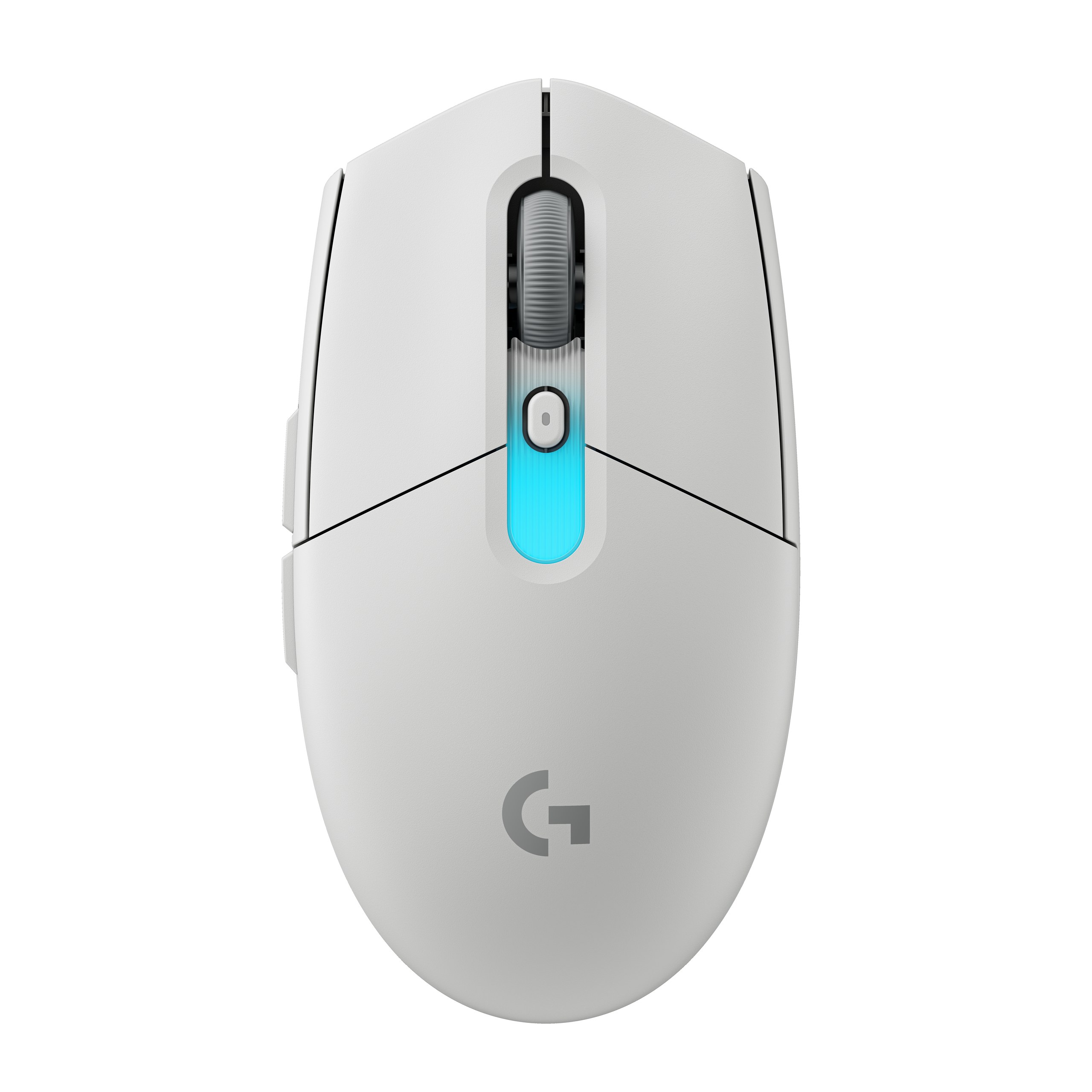 G304 X SUPERLIGHT ホワイトを上から見たデザイン