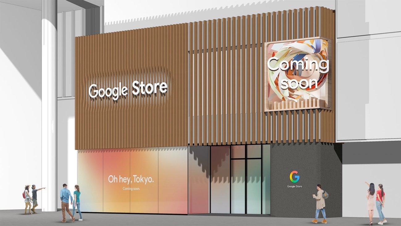 米国外初となるGoogle直営店「Google Store 表参道」のCOMING SOON告知ビジュアル