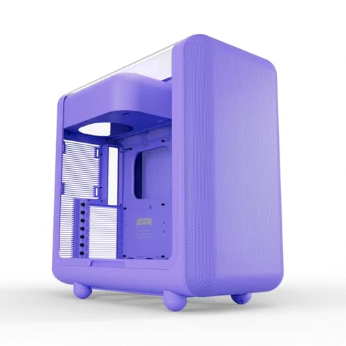 タロミルクのようなパープルの曲面デザインが特徴的なHYTE製PCケース「X50 Taro Milk」
