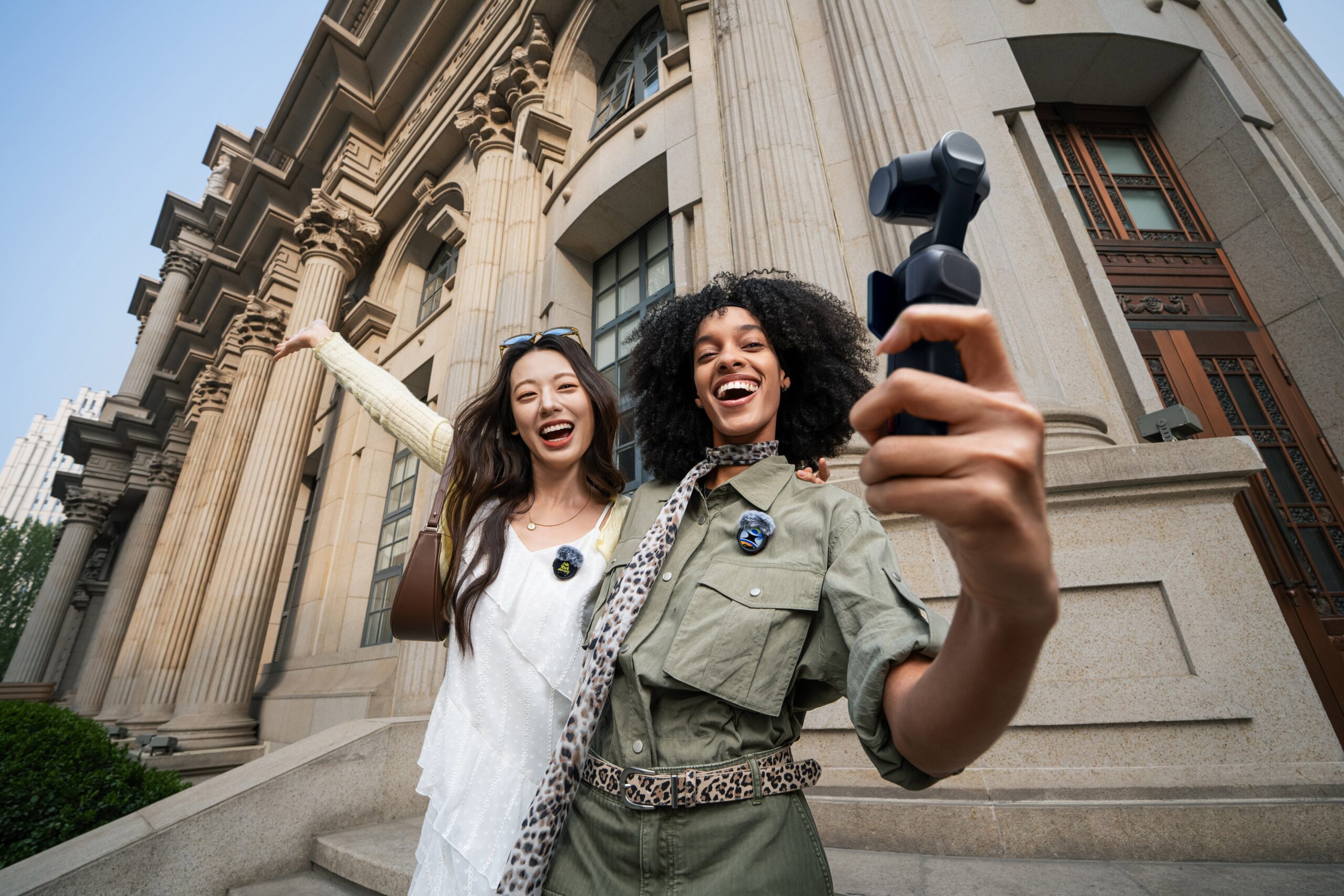 Insta360 Luna Ultraで撮影しているクリエイティブシーン