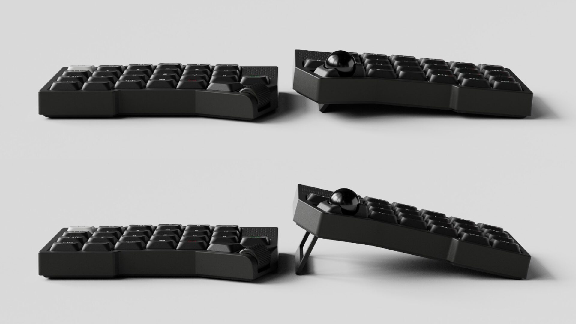 本体裏面に2段階テンティングスタンドを内蔵した「Keychron Orca echo」