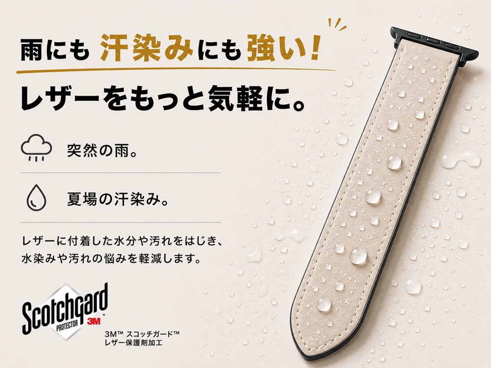 SINNIS Unistrap共通の特徴を示す画像。マグネット式Dバックル搭載で着脱しやすく1mm単位でフィット調整可能