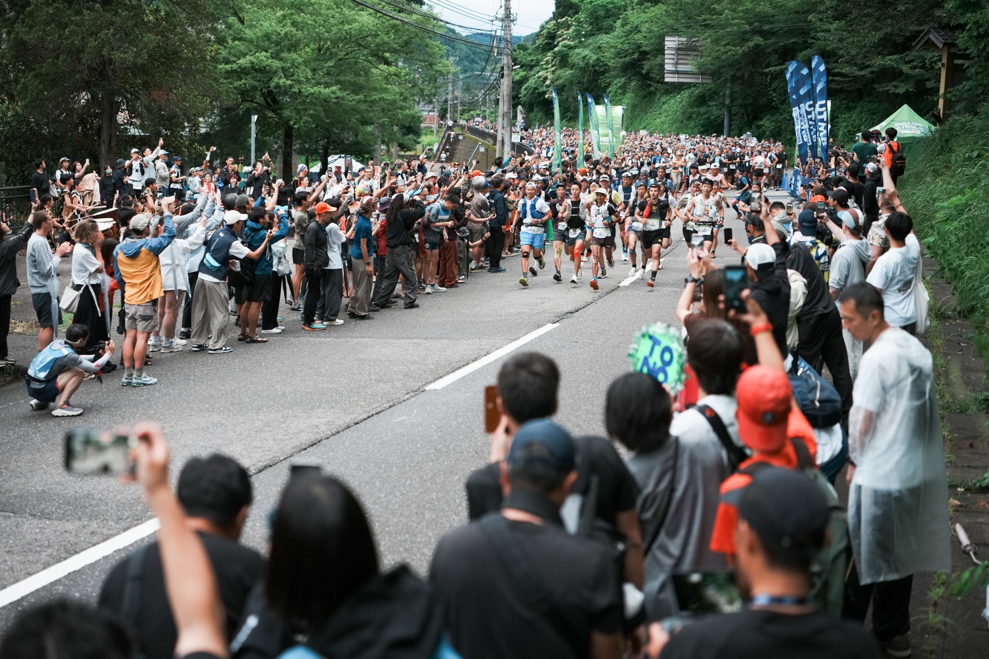 SUUNTOアンバサダー吉住友里選手がKAGASPA 50Kでレース中の写真