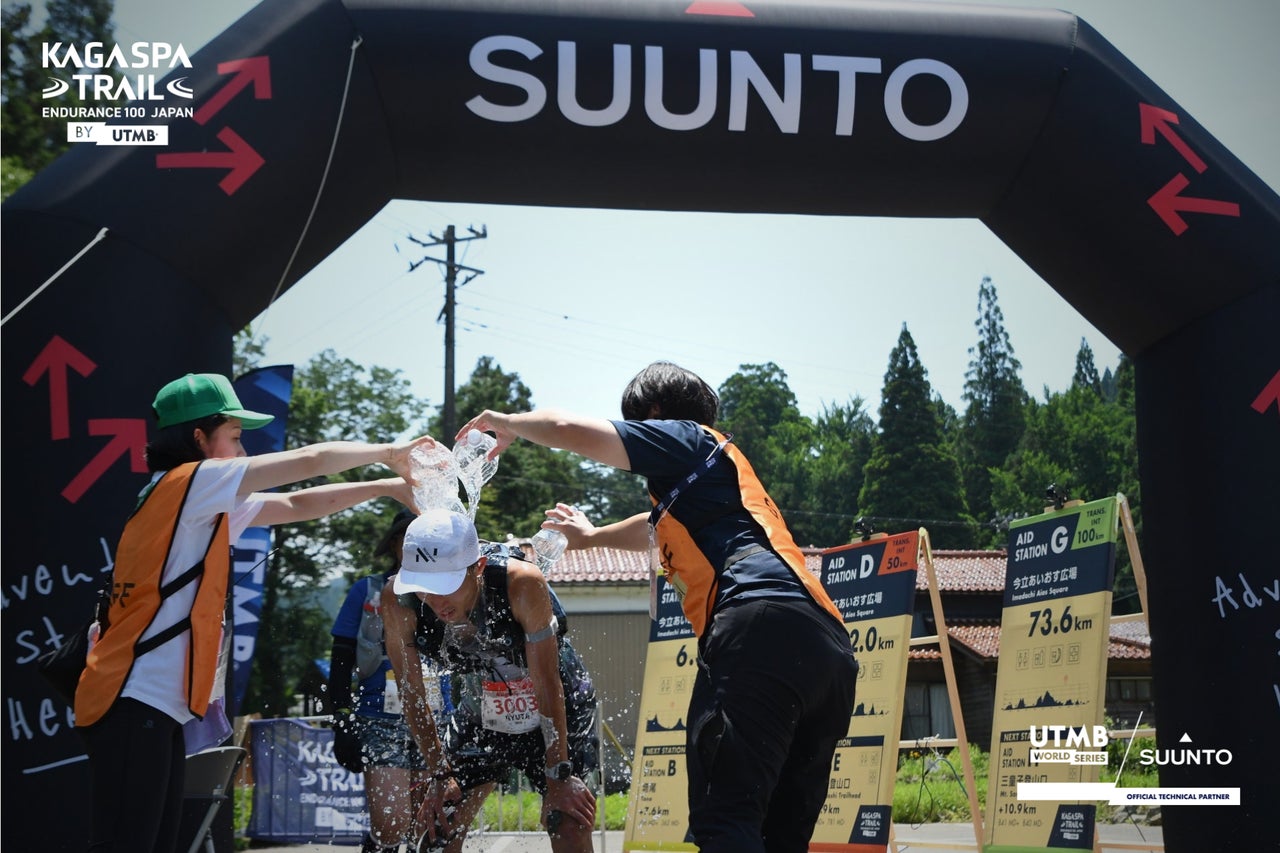 SUUNTOがオフィシャルテクニカルパートナーとして協賛するKaga Spa Trail Endurance 100 by UTMBのメインビジュアル