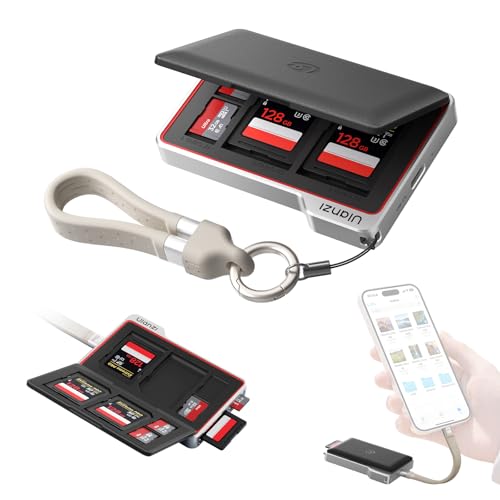 Ulanzi DC01 USB3.1高速転送対応カードリーダー一体型メモリーカードケース ブラック