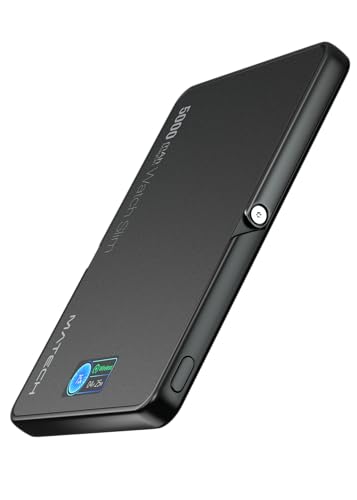 MATECH MagOn Watch Slim 5000 Qi2モバイルバッテリー(Apple Watch対応・薄さ8.5mm・5000mAh)