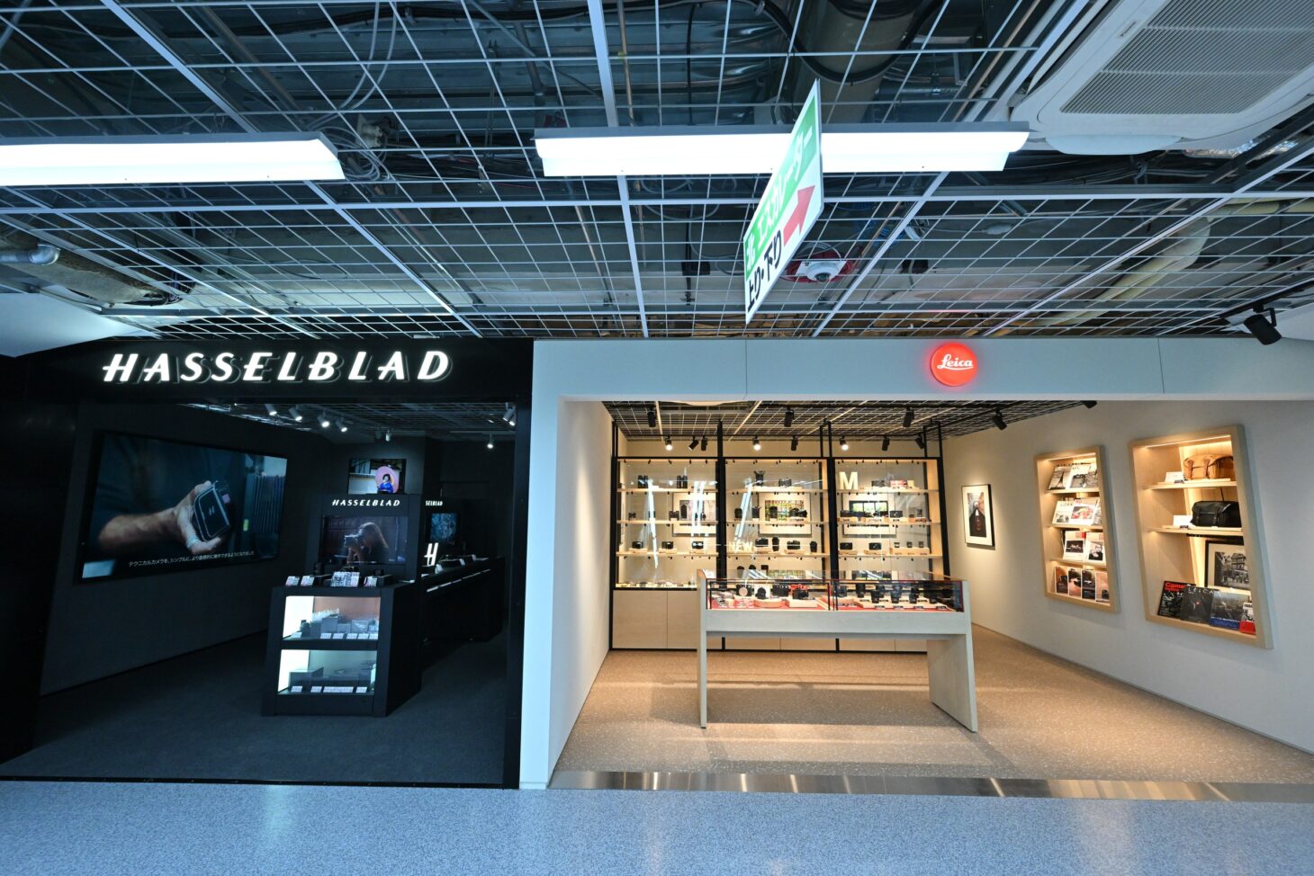 2階に国内初出店したハッセルブラッドの体験スペース