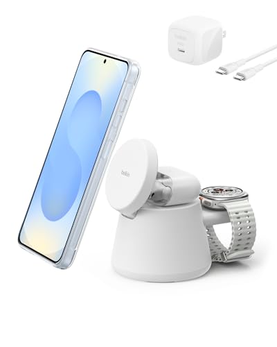 Belkin Qi2 25W 3in1 ワイヤレス充電スタンド WIZ052