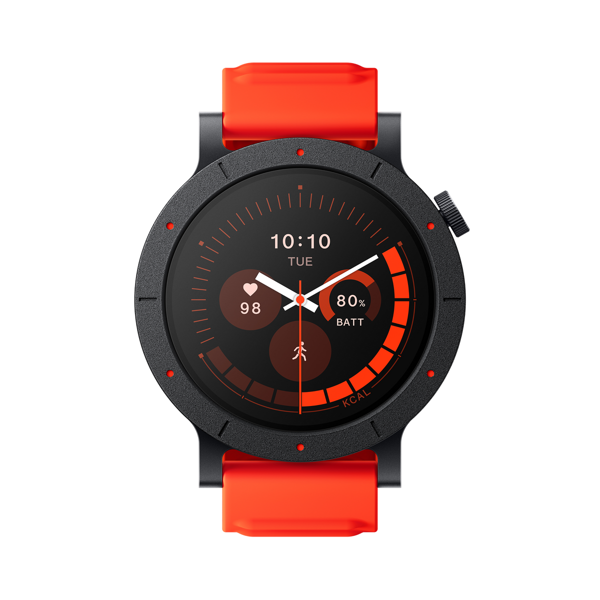 CMF Watch 3 Proのオレンジモデル。デュアルバンドGPSと最大13日バッテリーを備えたスマートウォッチ。