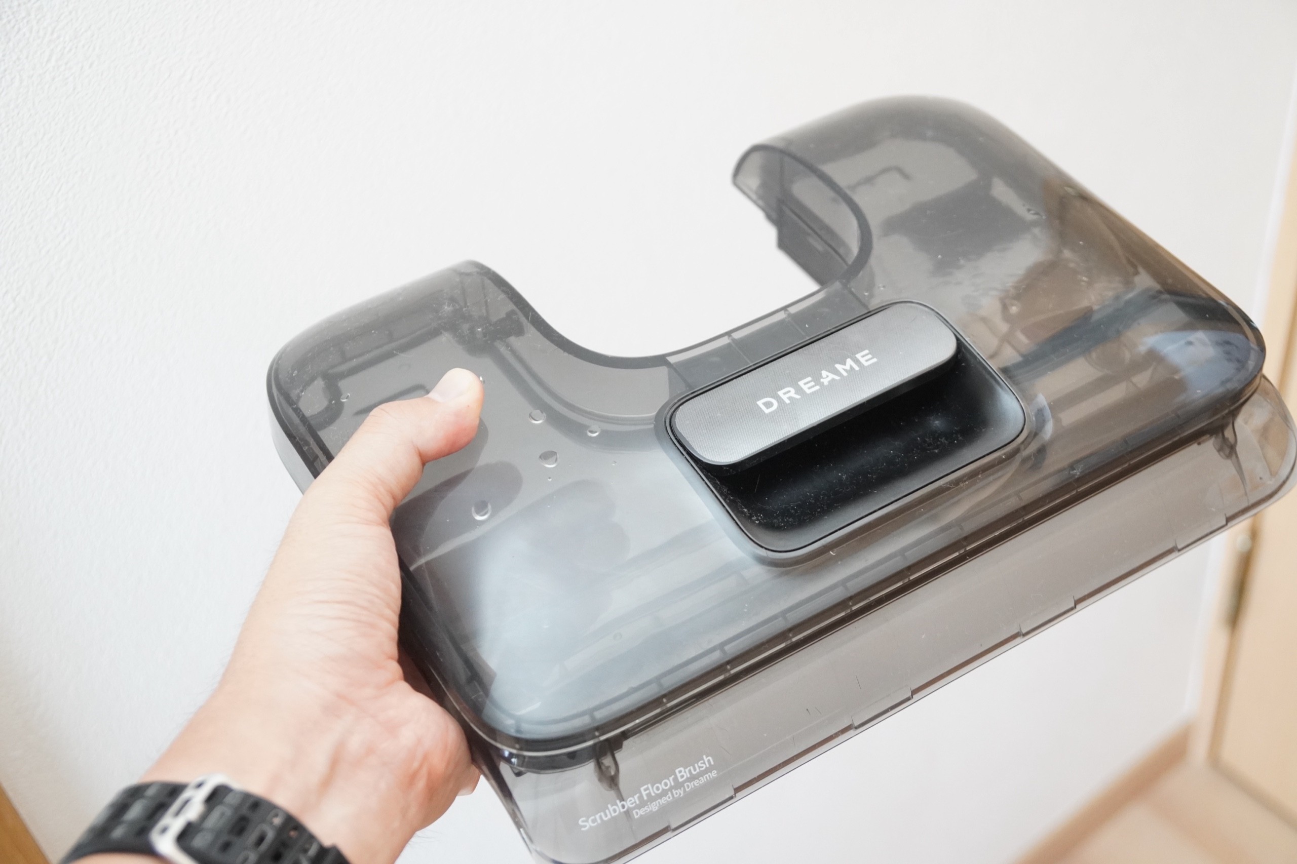 取り外して水洗いできるDreame T16のヘッドカバー