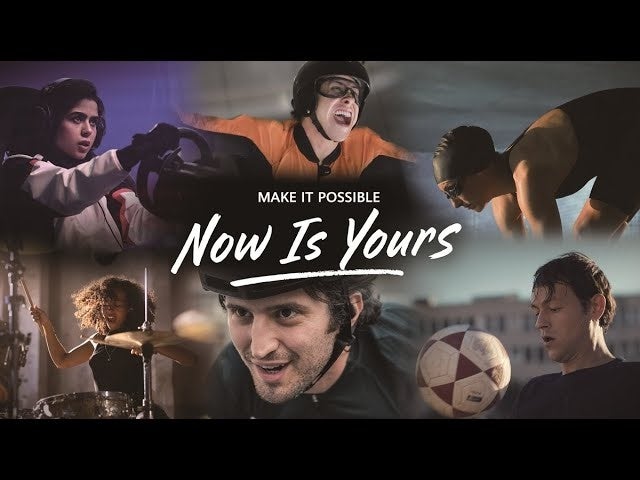 HUAWEIのブランド理念「Now Is Yours / Make It Possible」イメージムービーのワンシーン