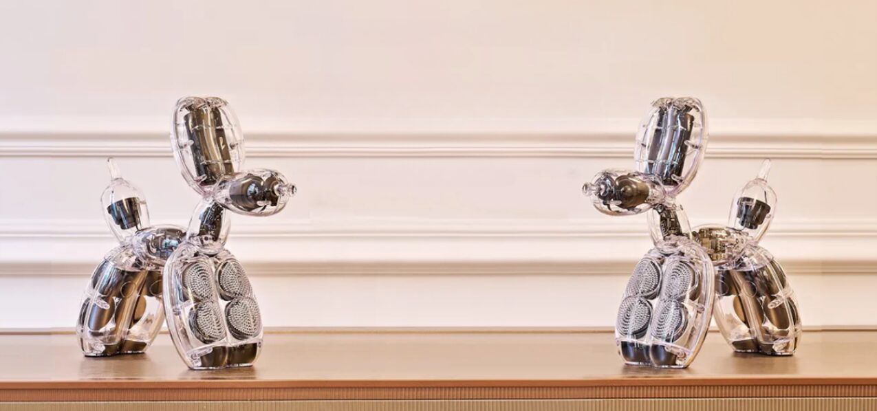 360度サウンドと最大約10時間再生に対応するBalloon Dog Speaker
