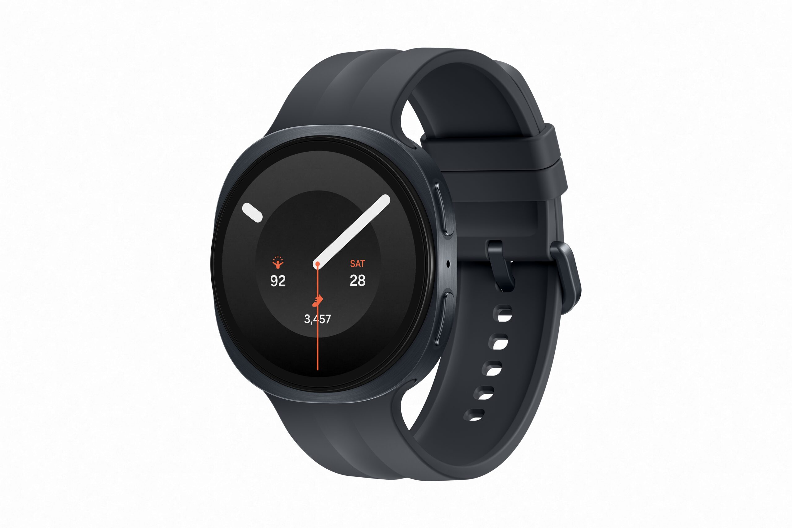 Samsung Galaxy Watch9 44mm グラファイトを正面から写した製品画像