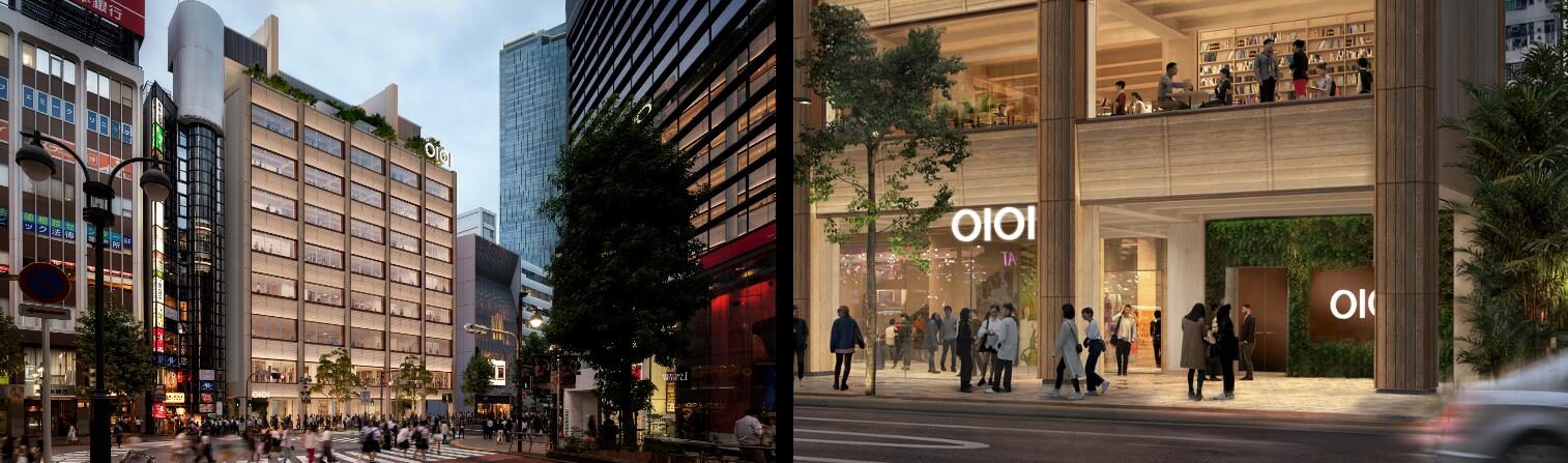 建替え後の渋谷マルイ(Foster+Partners設計)完成イメージ(丸井グループ提供)