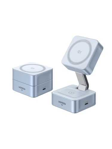UGREEN MagFlow 25W Qi2 2-in-1 ワイヤレス充電器 の製品画像