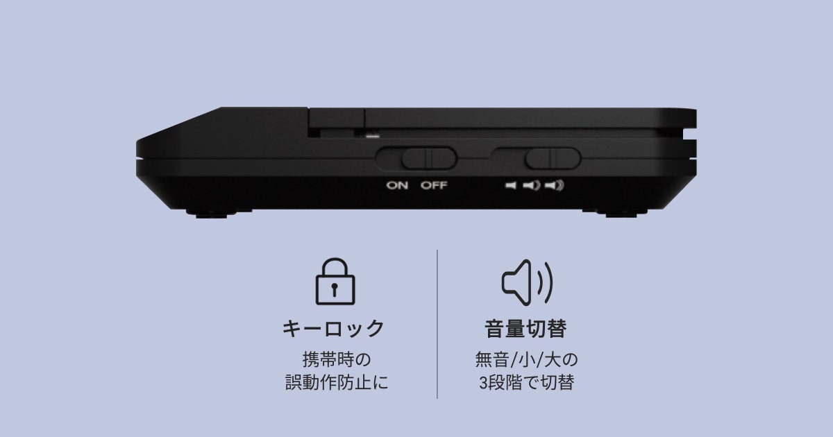 机に置いても邪魔にならない薄型のTELAS TIMER。高さは約16mm