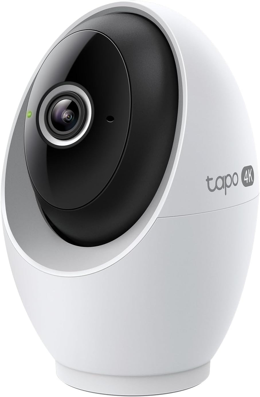 Tapo C260の製品画像。白背景に卵型の本体が立ち、レンズ部の右に「tapo 4K」のロゴが入る