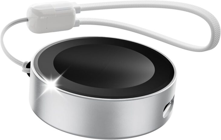 symoode 2in1分離式 Apple Watch充電器の本体とストラップ形態のケーブル（メーカー製品画像）