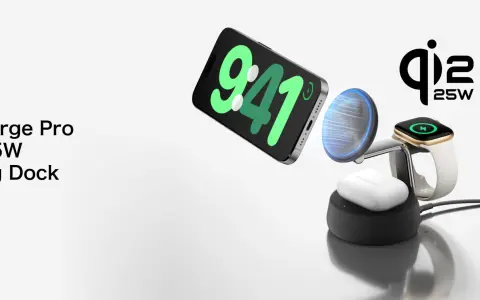 ベルキンの3-in-1充電ドックは冷却ファン入り｜Apple Watchを約30分で80%、温度を最大7℃下げるQi2 25W対応（WIZ040）