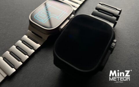 アシカンがApple Watch用ハイブリッドバンド「MinZ METEOR」を発売｜グレード5チタンと医療グレードのシリコンを組み合わせて18,000円