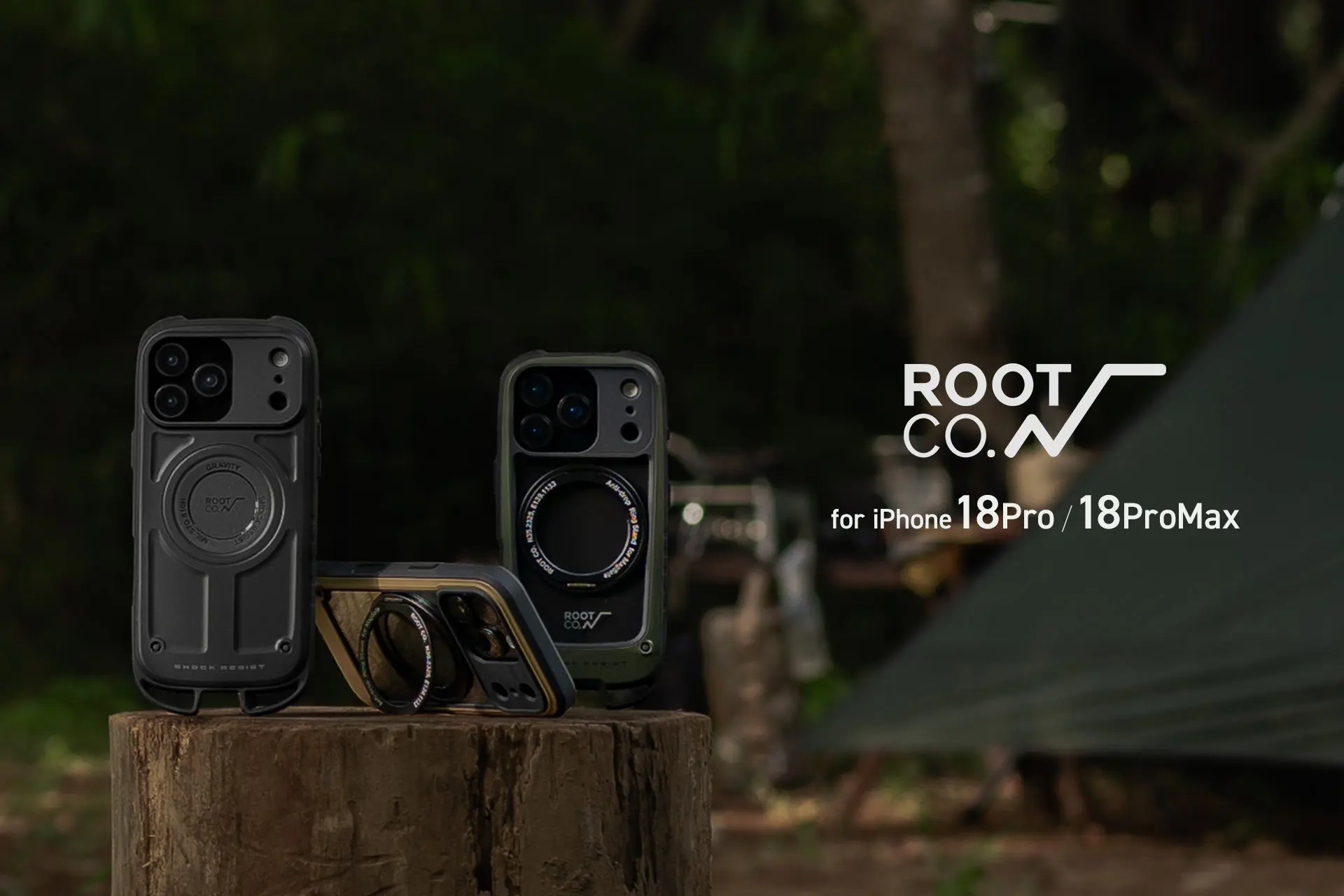 ROOT CO.、iPhone 18 Pro向けアウトドア耐衝撃ケース6種を9月10日発売｜4,400円から、iPhone 17 Proのケースがそのまま使える