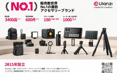 ガジェット展示会2026秋、Ulanziの出展内容が判明｜Qi2 15W充電器やピクセルクロックII、9月25日クラファンのAI入力デバイスも先行展示